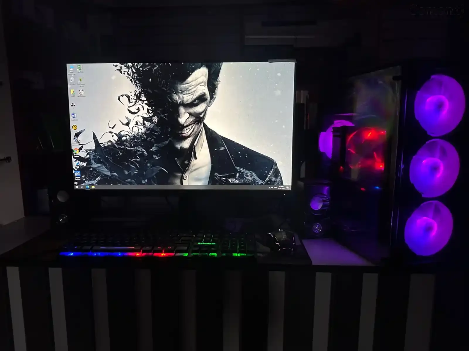 Игровой компьютер core i7 4770/RAM 16GB/RX 580 8GB/SSD 128GB/HDD 1TB