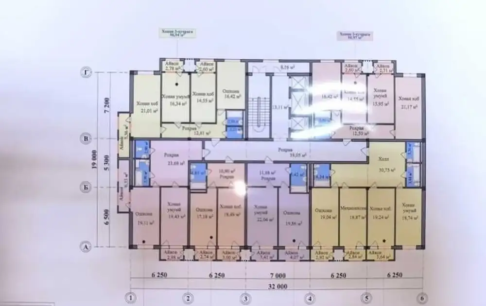3-к квартира, 10 этаж, 97 м², Шохмансур