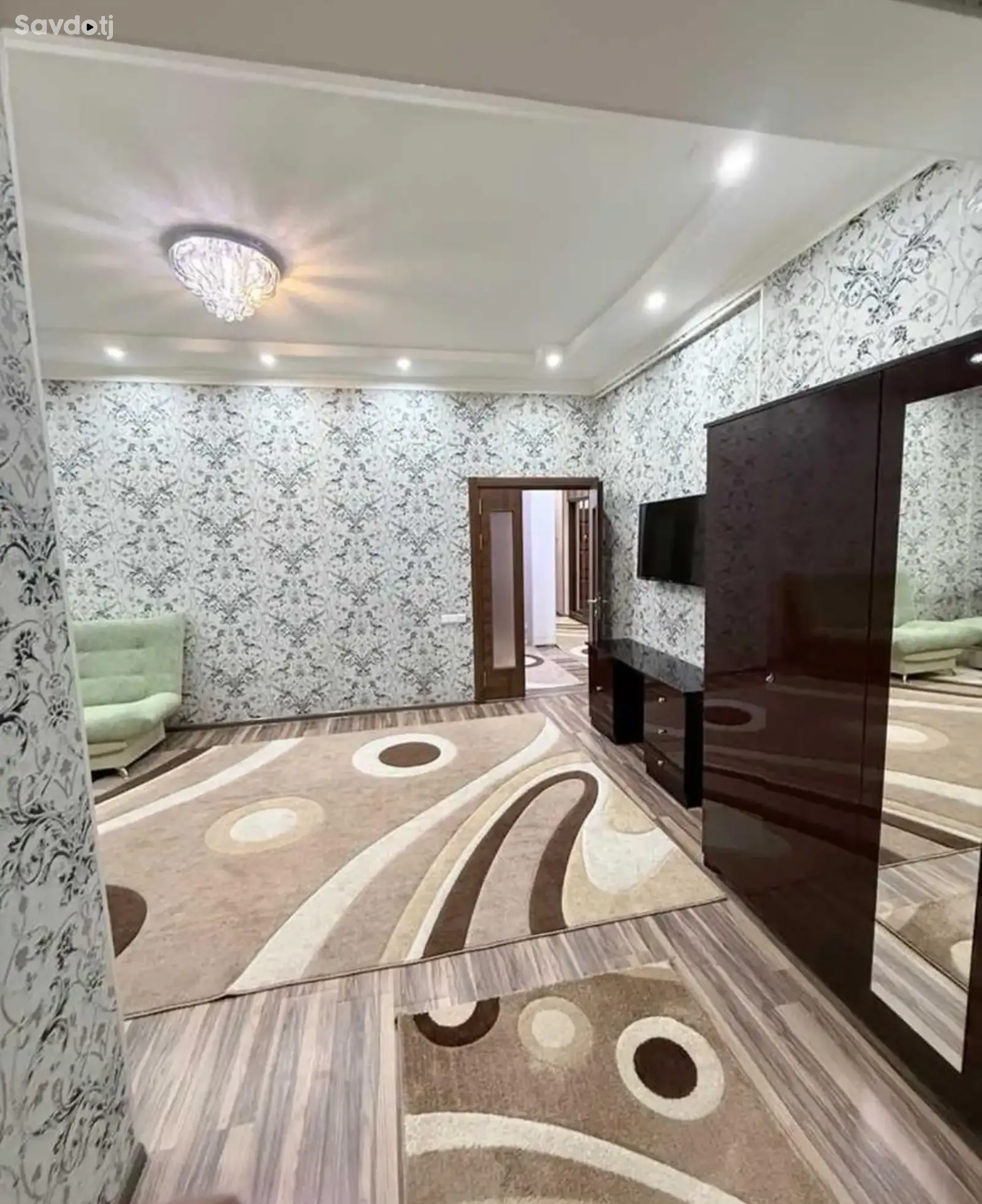 3-комн. квартира, 4 этаж, 90м², Сомони