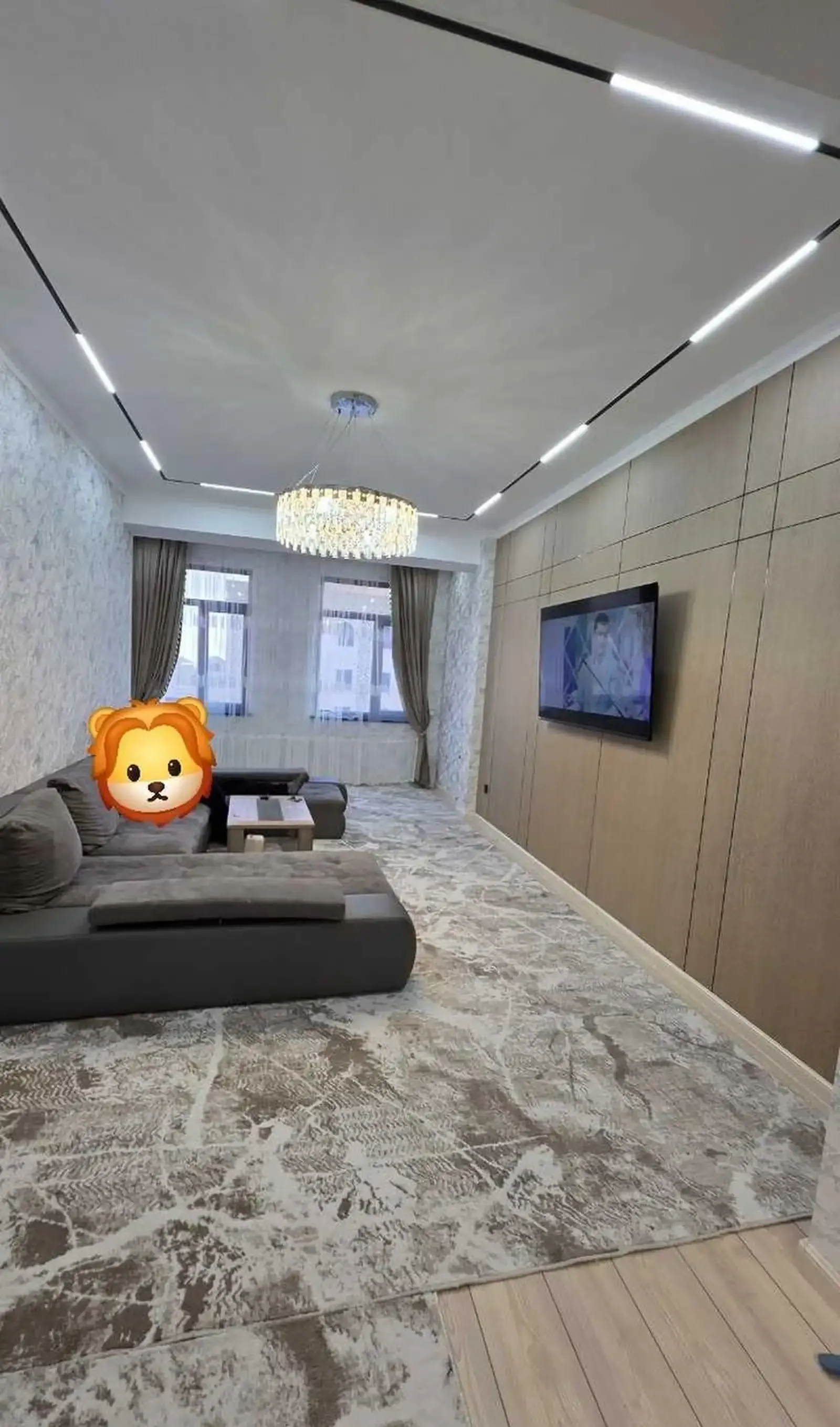 3-комн. квартира, 15 этаж, 110м², Чордома