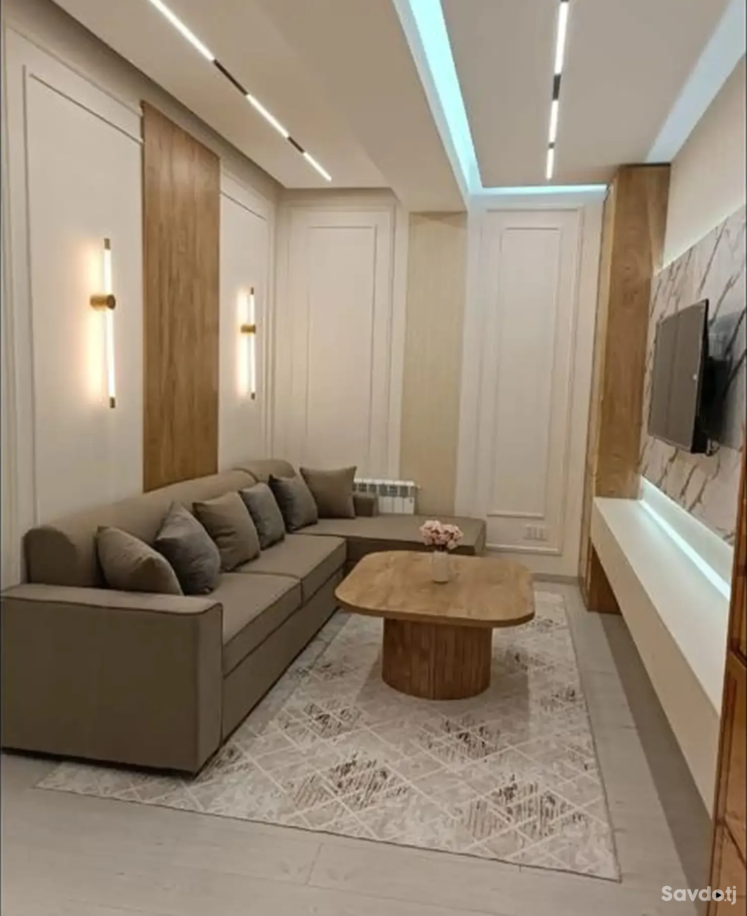 3-комн. квартира, 16 этаж, 127м², Сомони