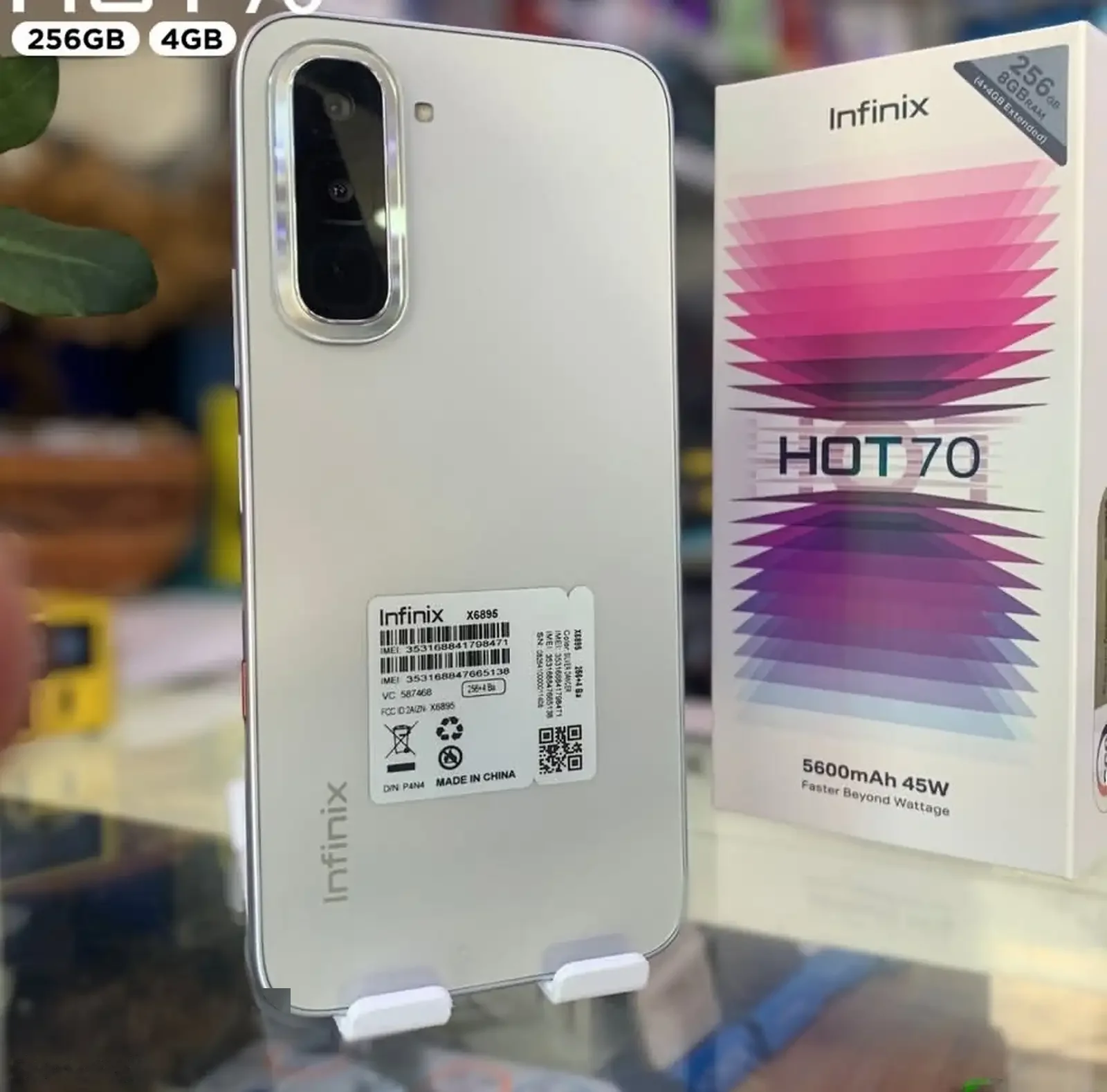 Infinix Hot 70 8/128Gb black 6000Мач — фото 2