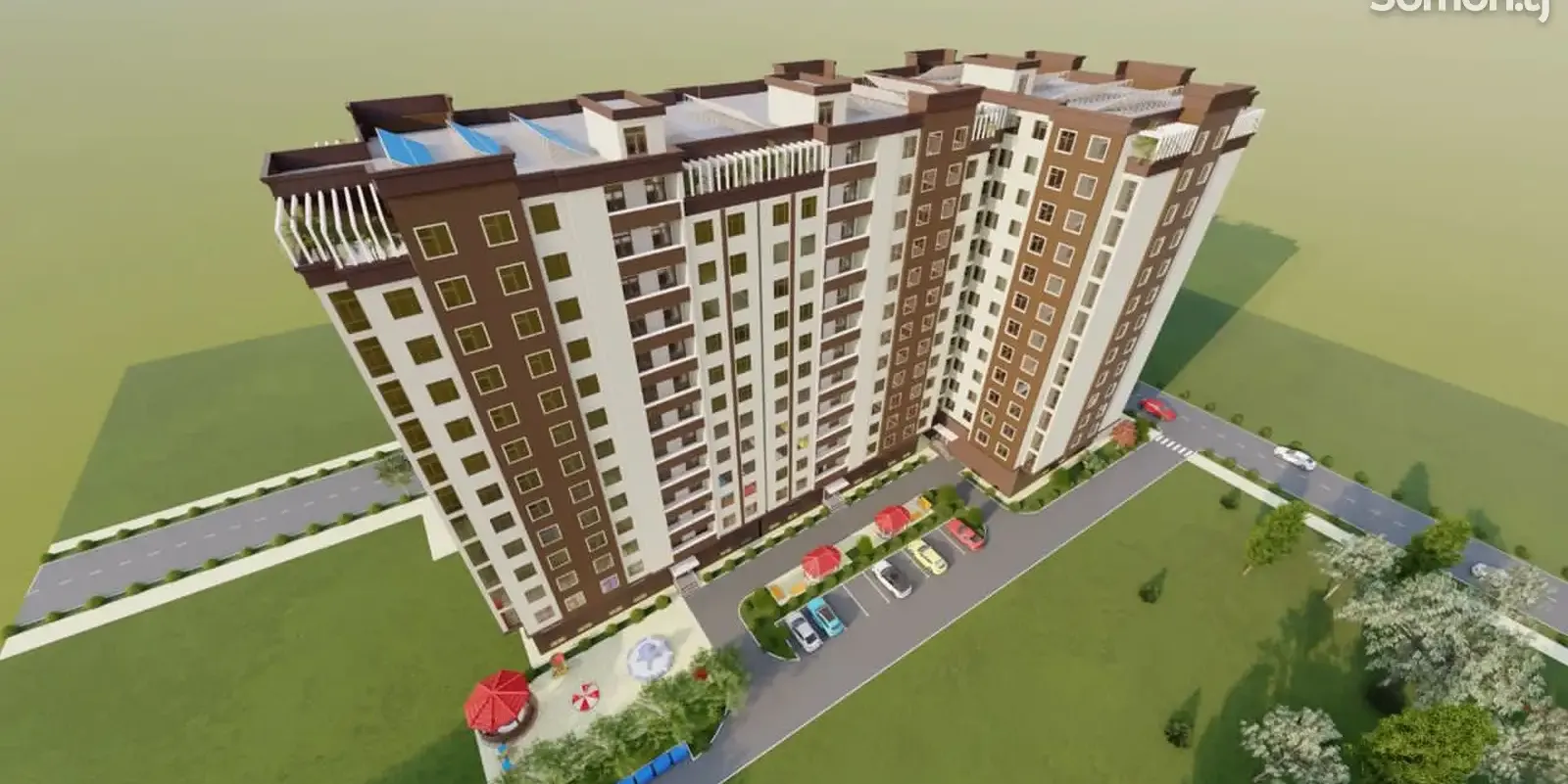 2-комн. квартира, 6 этаж, 44 м², Бозори Сафина