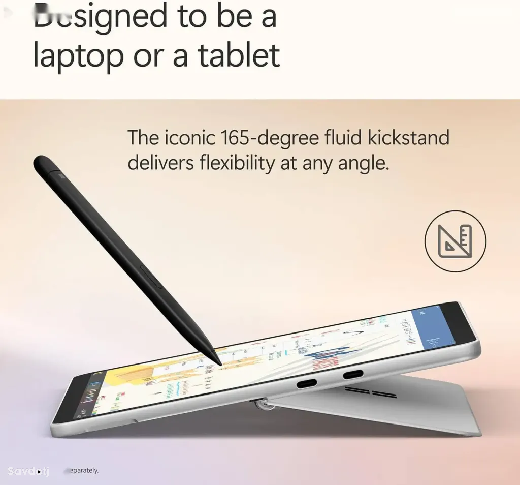 Планшет-ноутбук Microsoft Surface Pro 12 Snapdragon X Plus 16ГБ 512ГБ Platinum