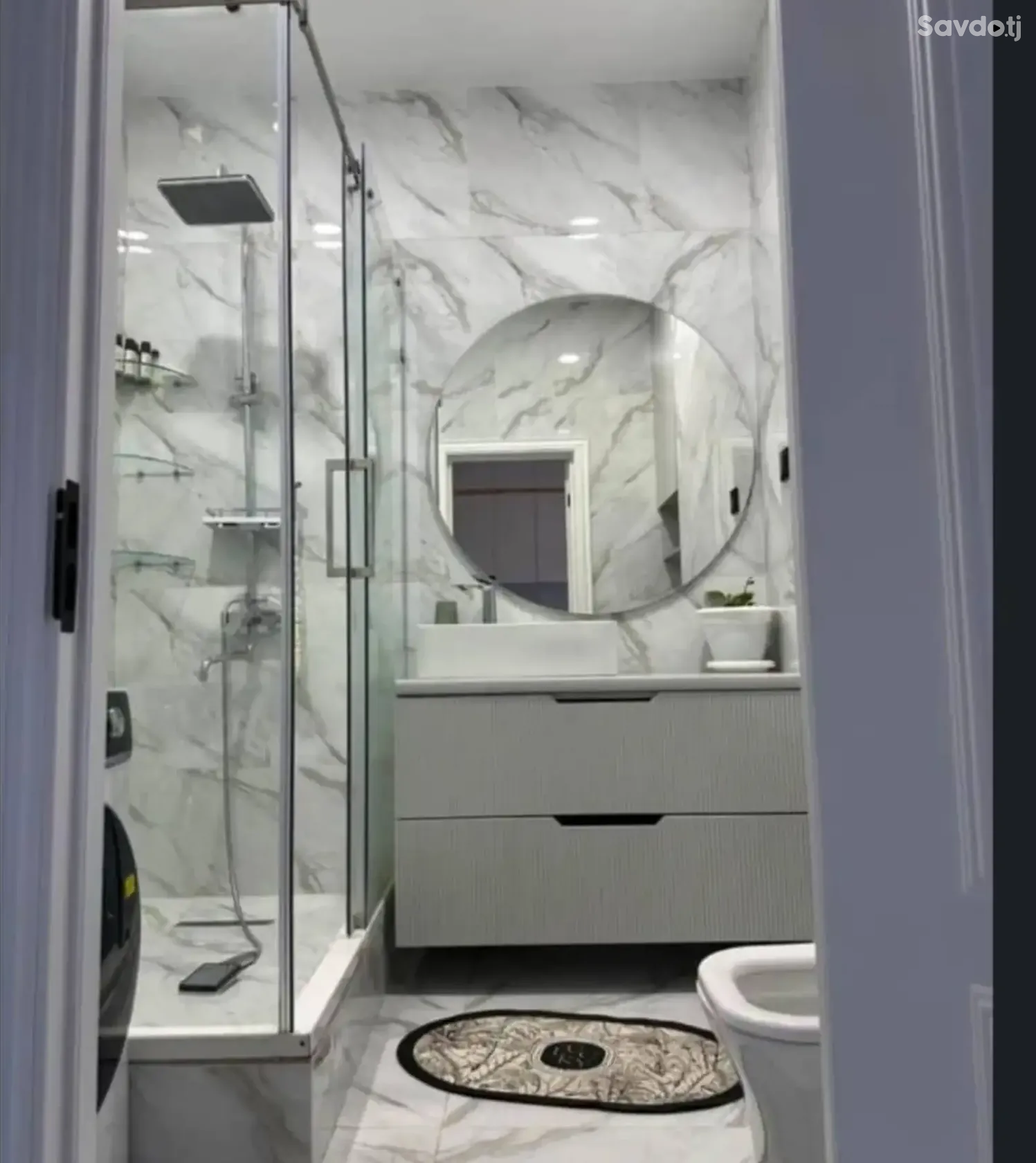 2-комн. квартира, 16 этаж, 54м², Сомони
