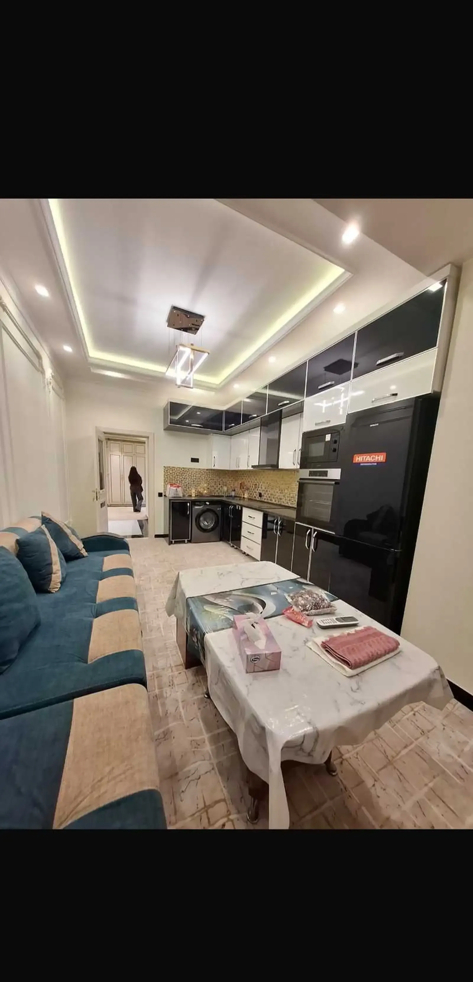 2-комн. квартира, 3 этаж, 102м², Аэропорт, болои магазини Абрешим