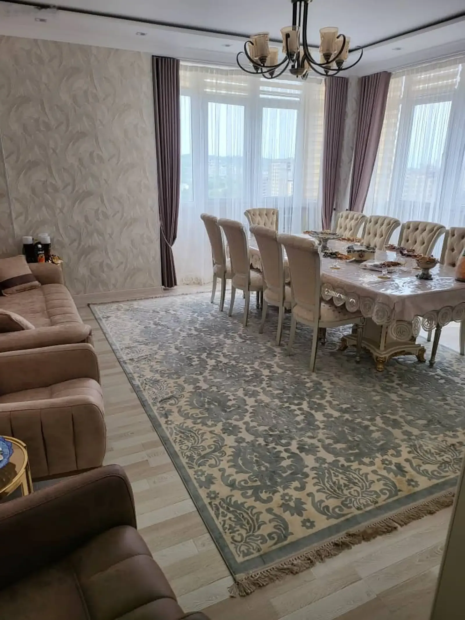 3-к квартира, 17 этаж, 140 м², Бофанда