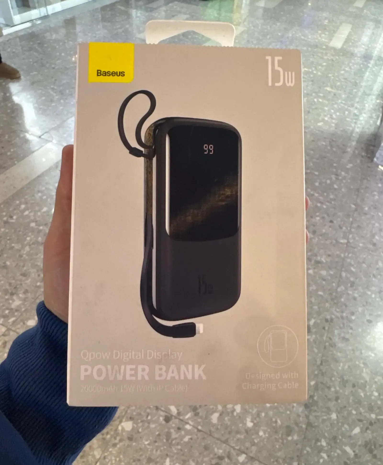 Внешний аккумулятор BASEUS QPOW 20000 mah