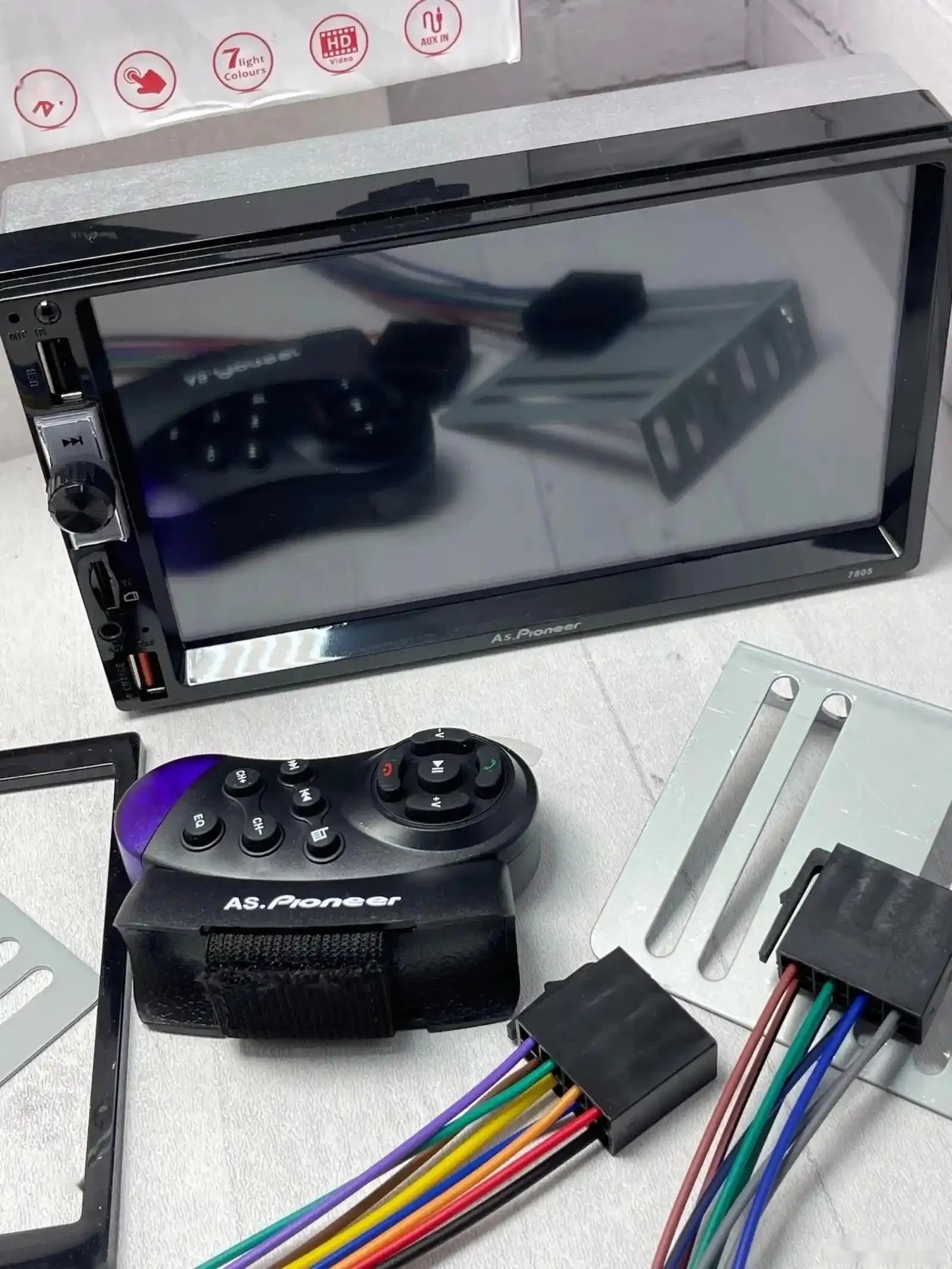 Фиксированная передняя панель от авто