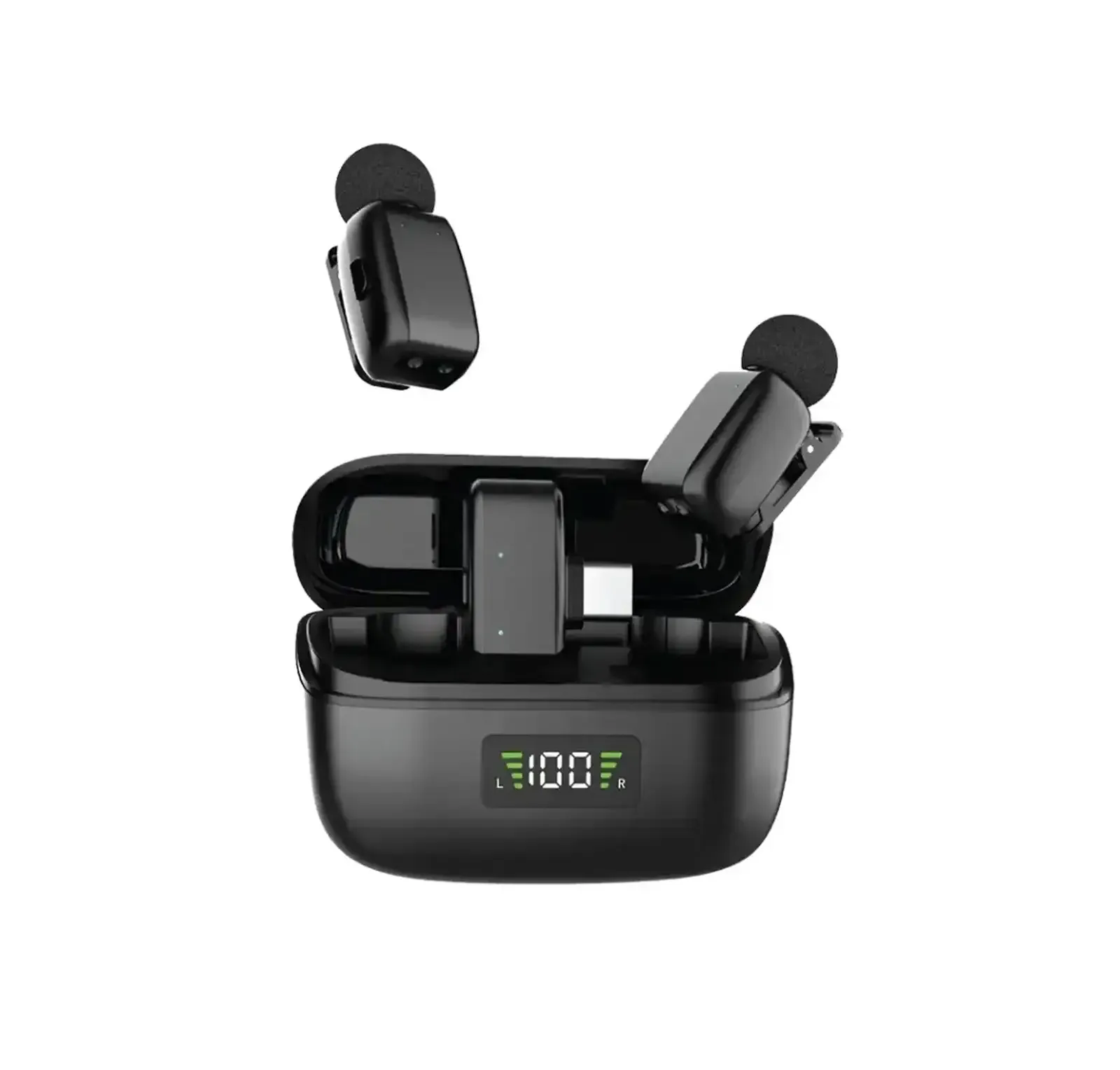 Беспроводной микрофон 2 в 1 Green Lion Flex Mic Duo Type C to Lightning
