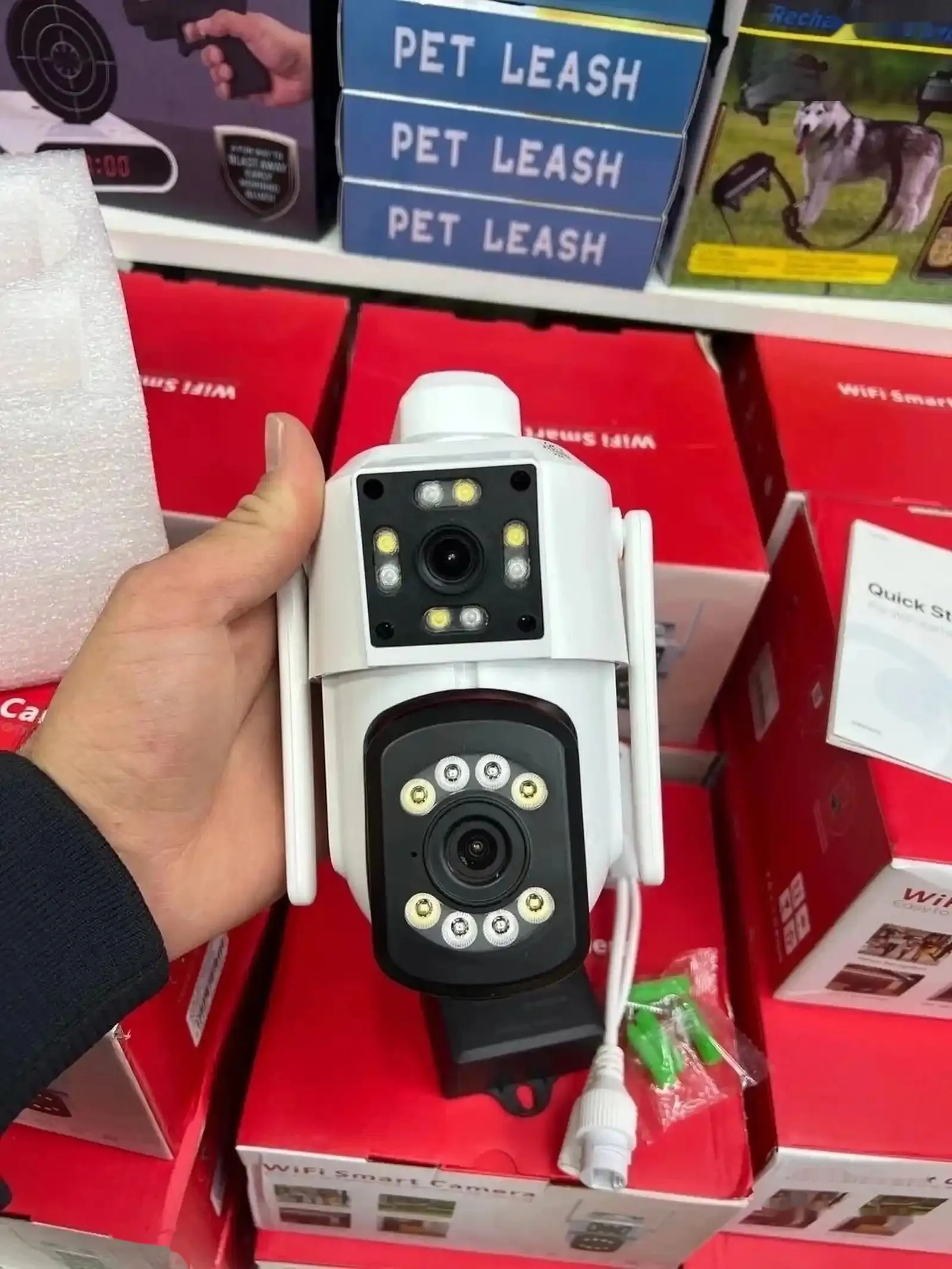 IP-камера с двойным объективом, 8 Мп, 4K, Wi-Fi