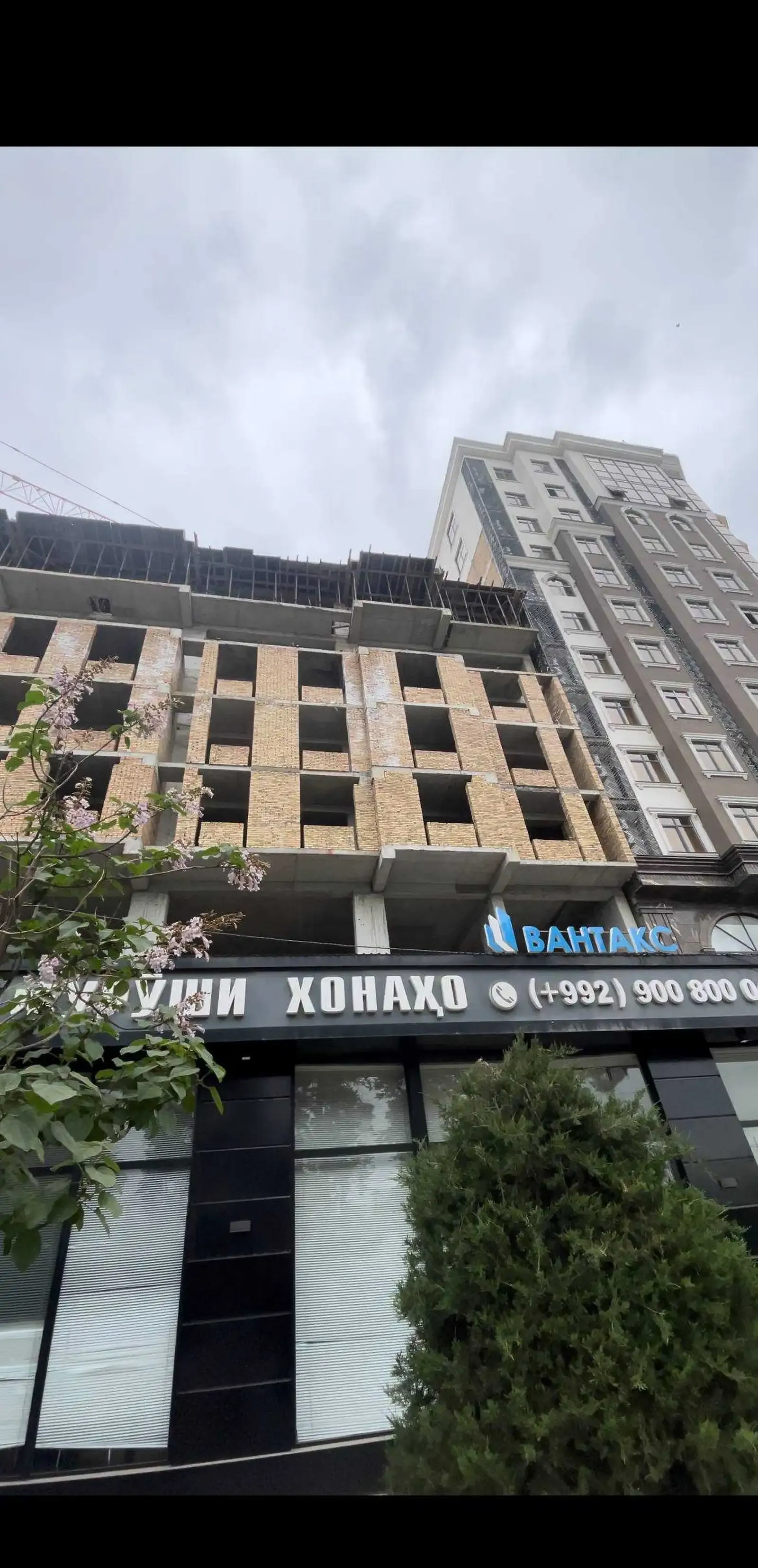 2-комн. квартира, 10 этаж, 100 м², Шохмансур