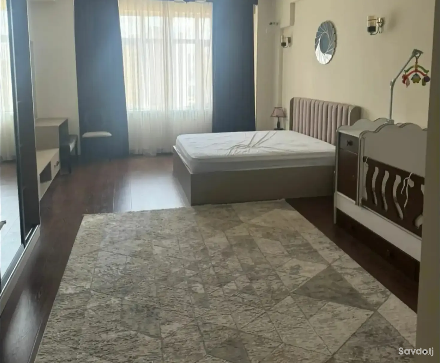 2-комн. квартира, 10 этаж, 80м², Сомони