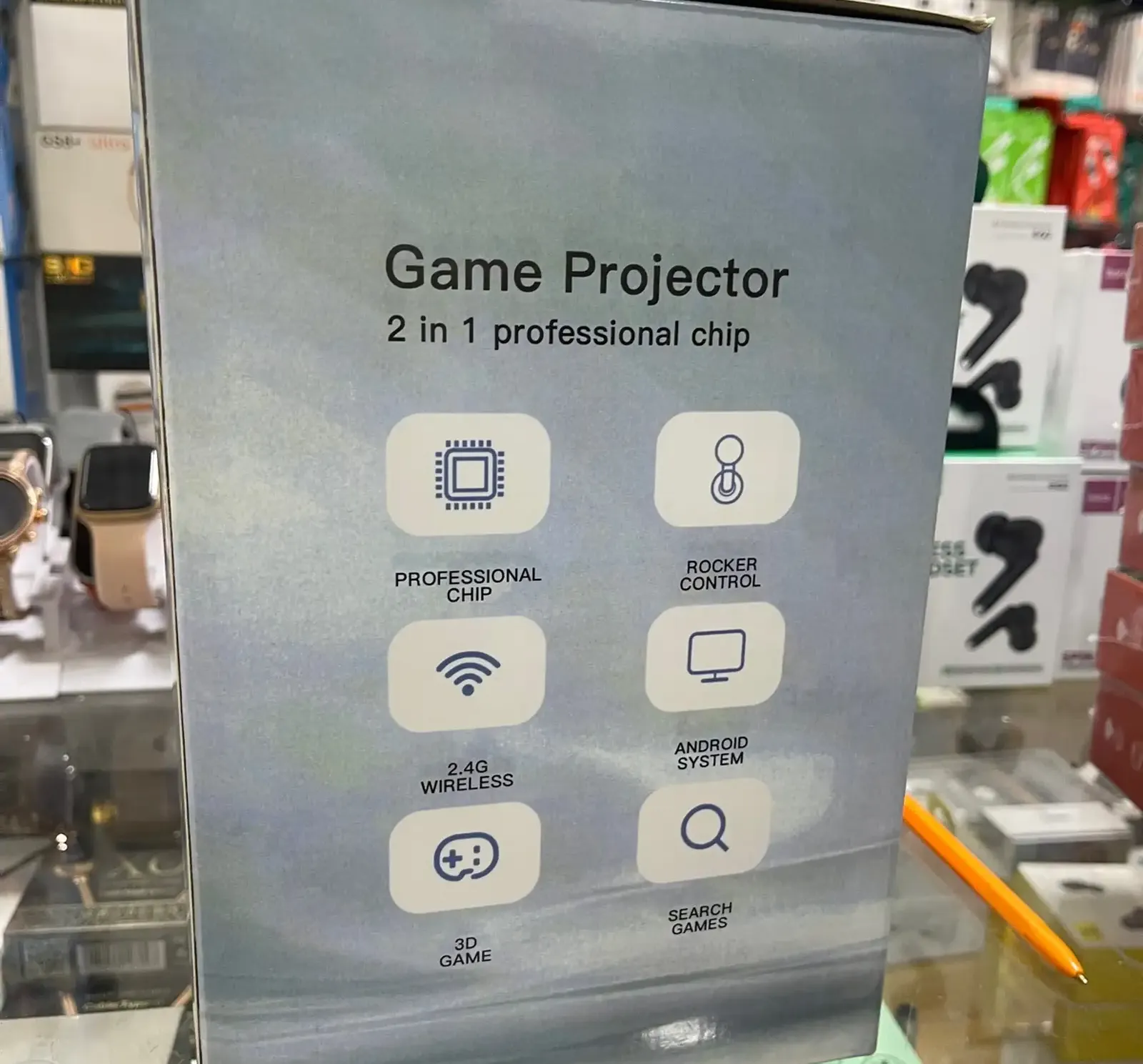 Портативный проектор Game Projector M300 MAX с играми