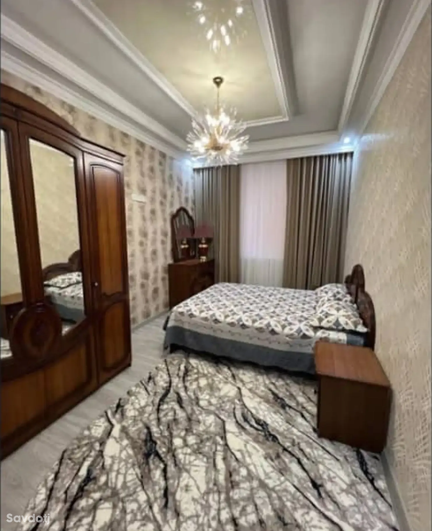 2-комн. квартира, 11 этаж, 110м², Сомони