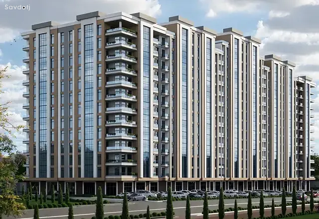 2-комн. квартира, 6 этаж, 63 м², Сомони