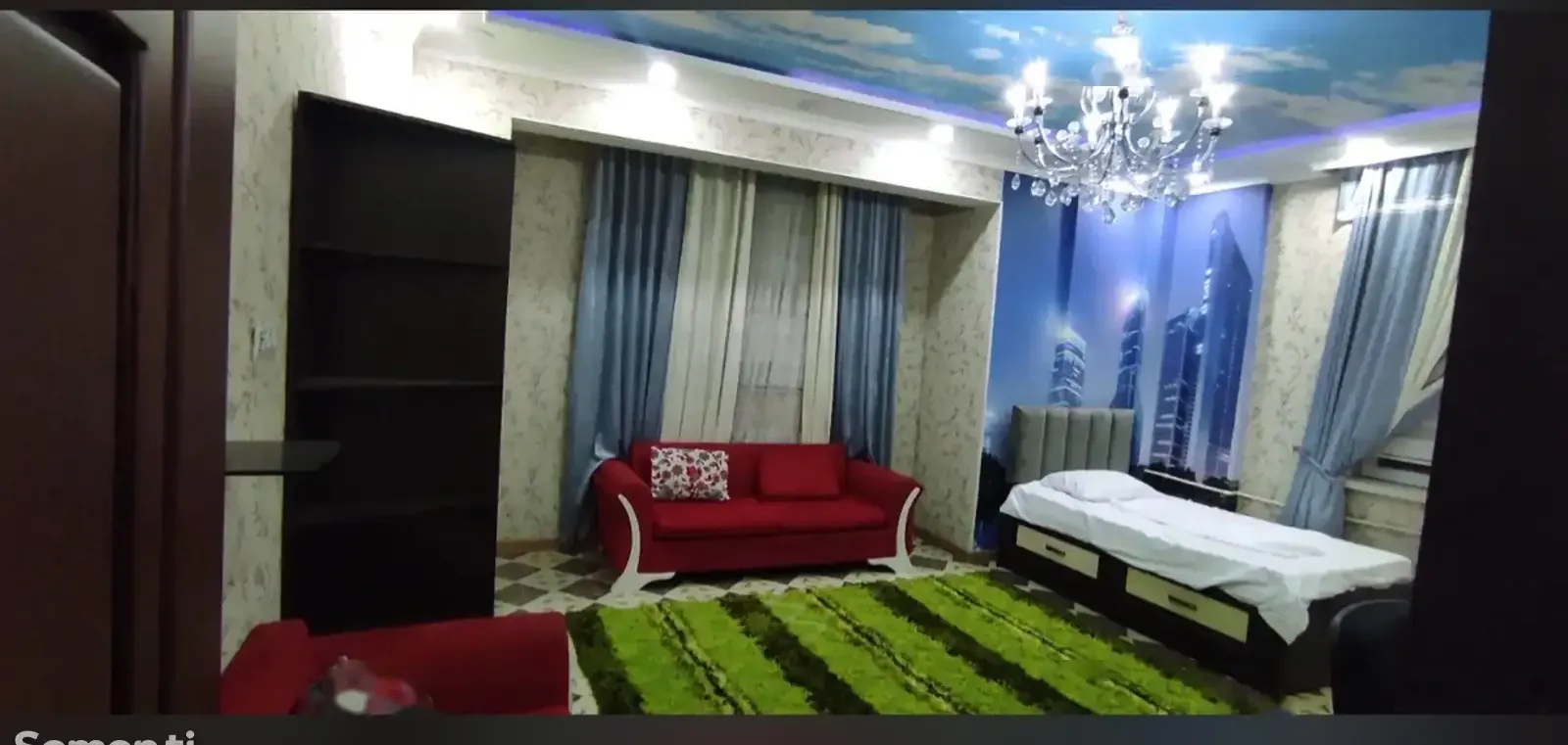 2-комн. квартира, 11 этаж, 95м², Исмоили Сомони