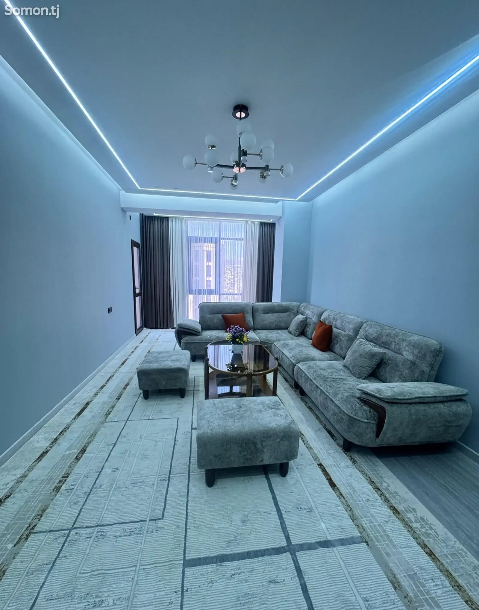 2-комн. квартира, 15 этаж, 88 м², Шохмансур