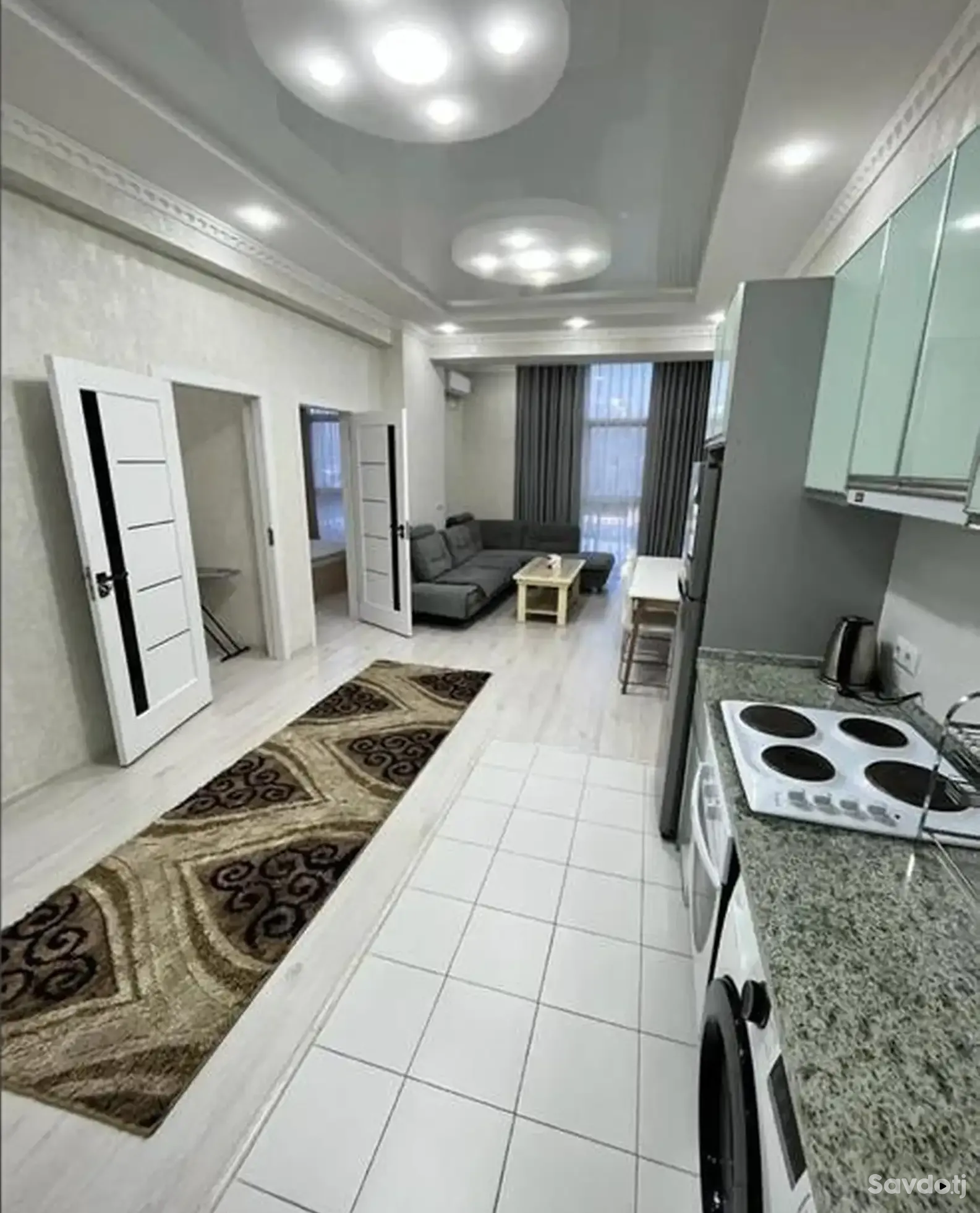 3-комн. квартира, 10 этаж, 65м², Сомони
