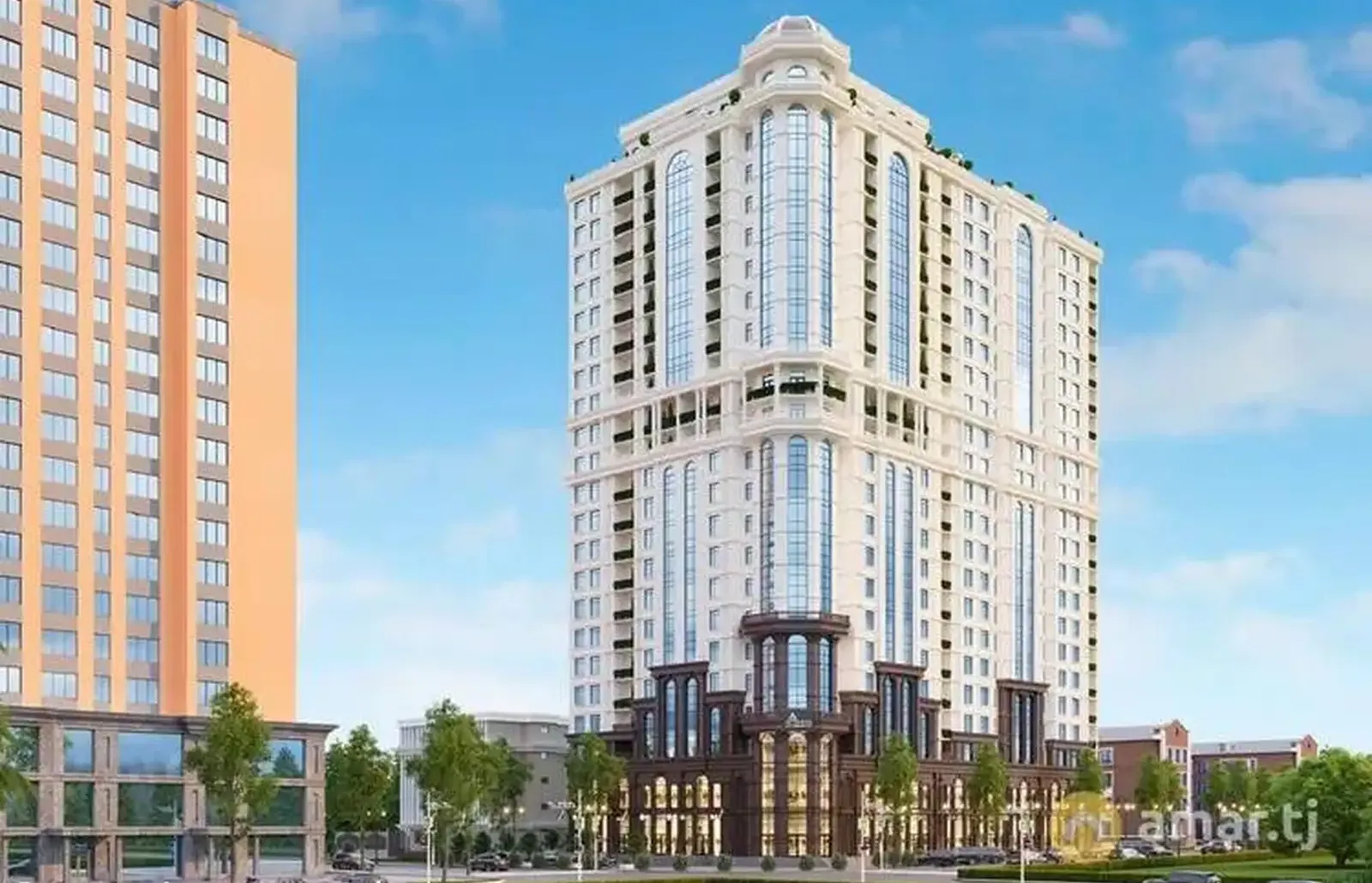 2-комн. квартира, 8 этаж, 148 м², Исмоили Сомони