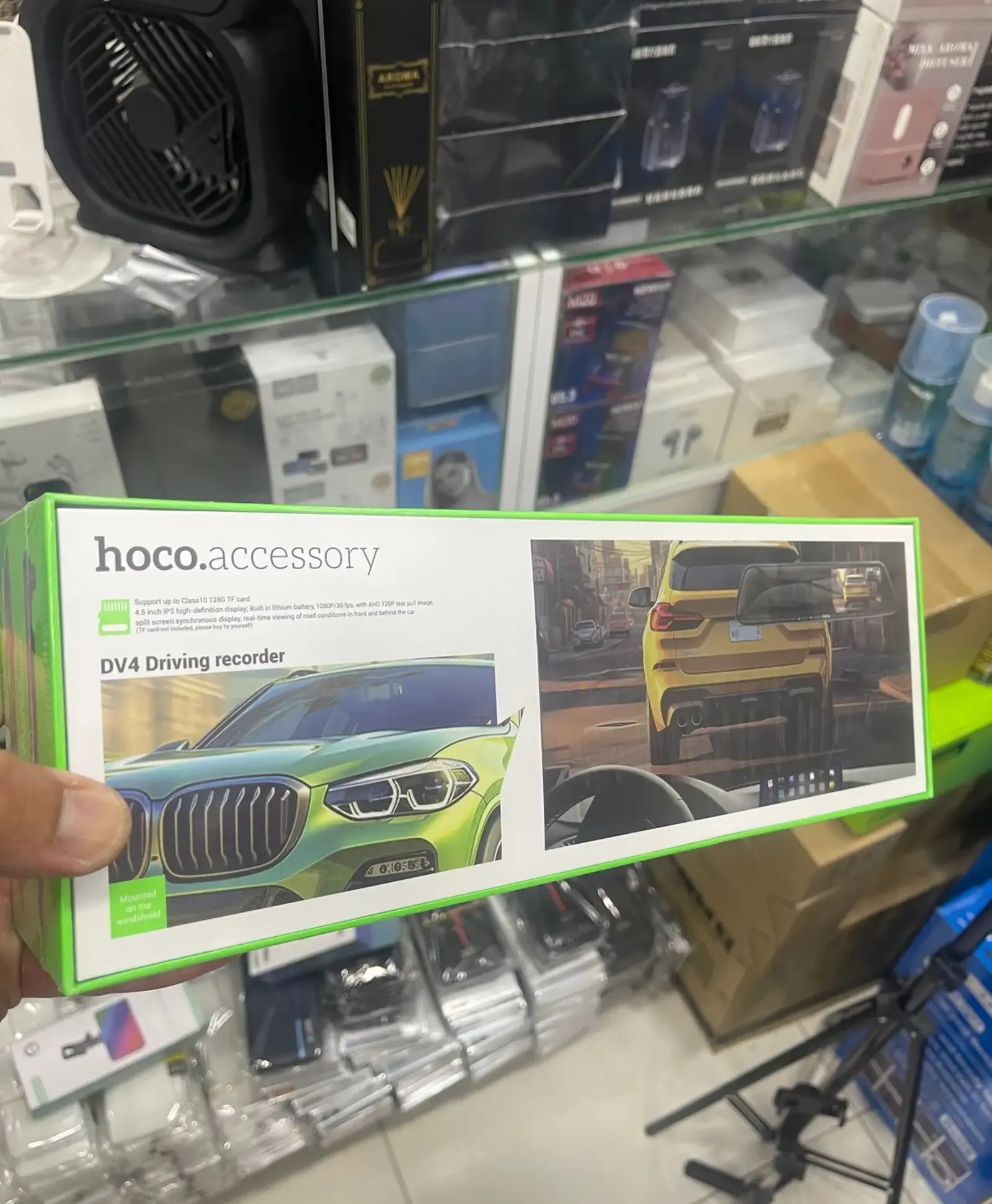 Видеорегистратор Hoco DV4 4.5 дюйм, чёрный