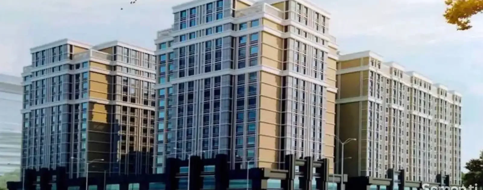 3-комн. квартира, 15 этаж, 120 м², Шохмансур