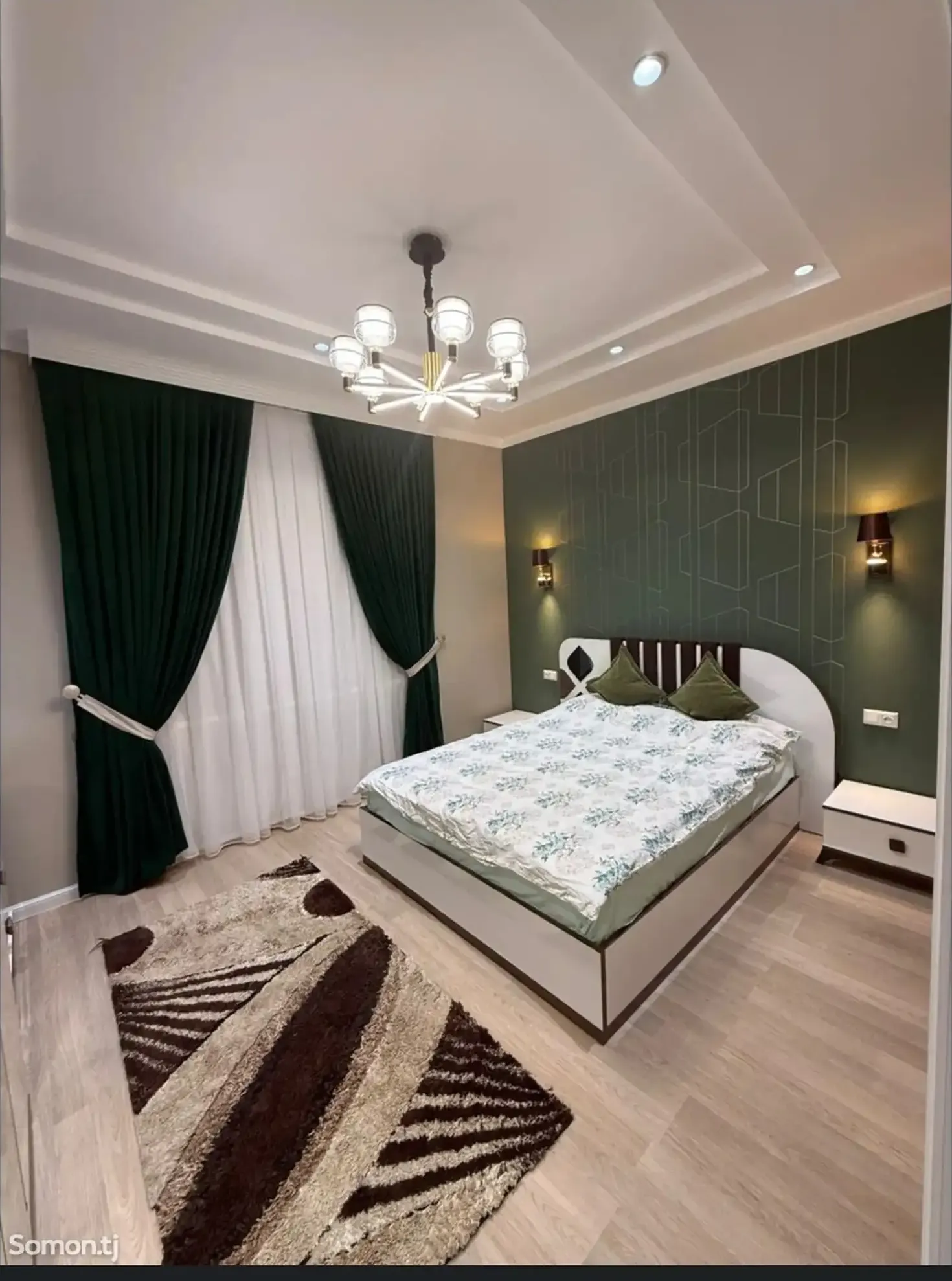 1-комн. квартира, 8 этаж, 60 м², Сомони
