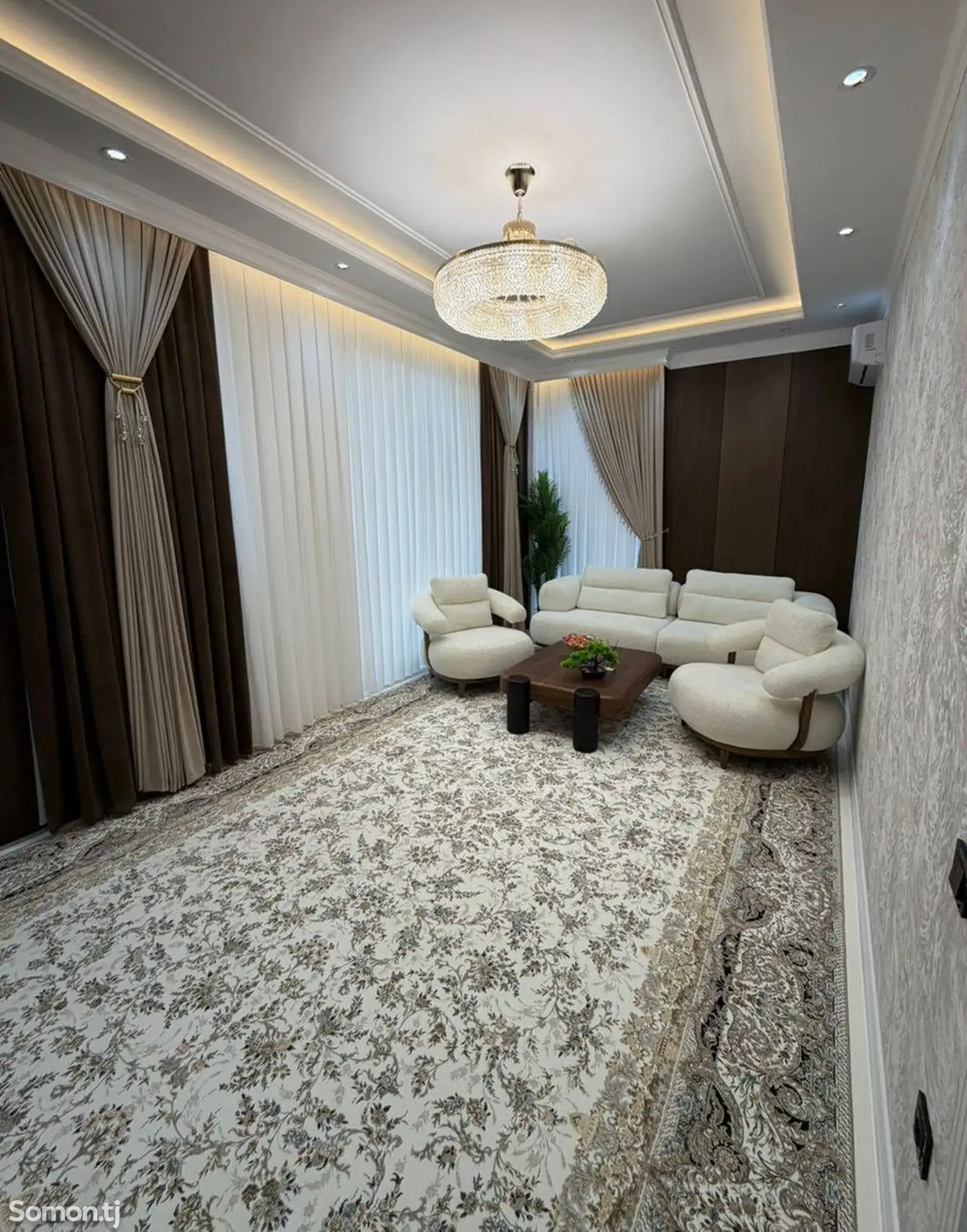 3-комн. квартира, 15 этаж, 88 м², Исмоили сомони