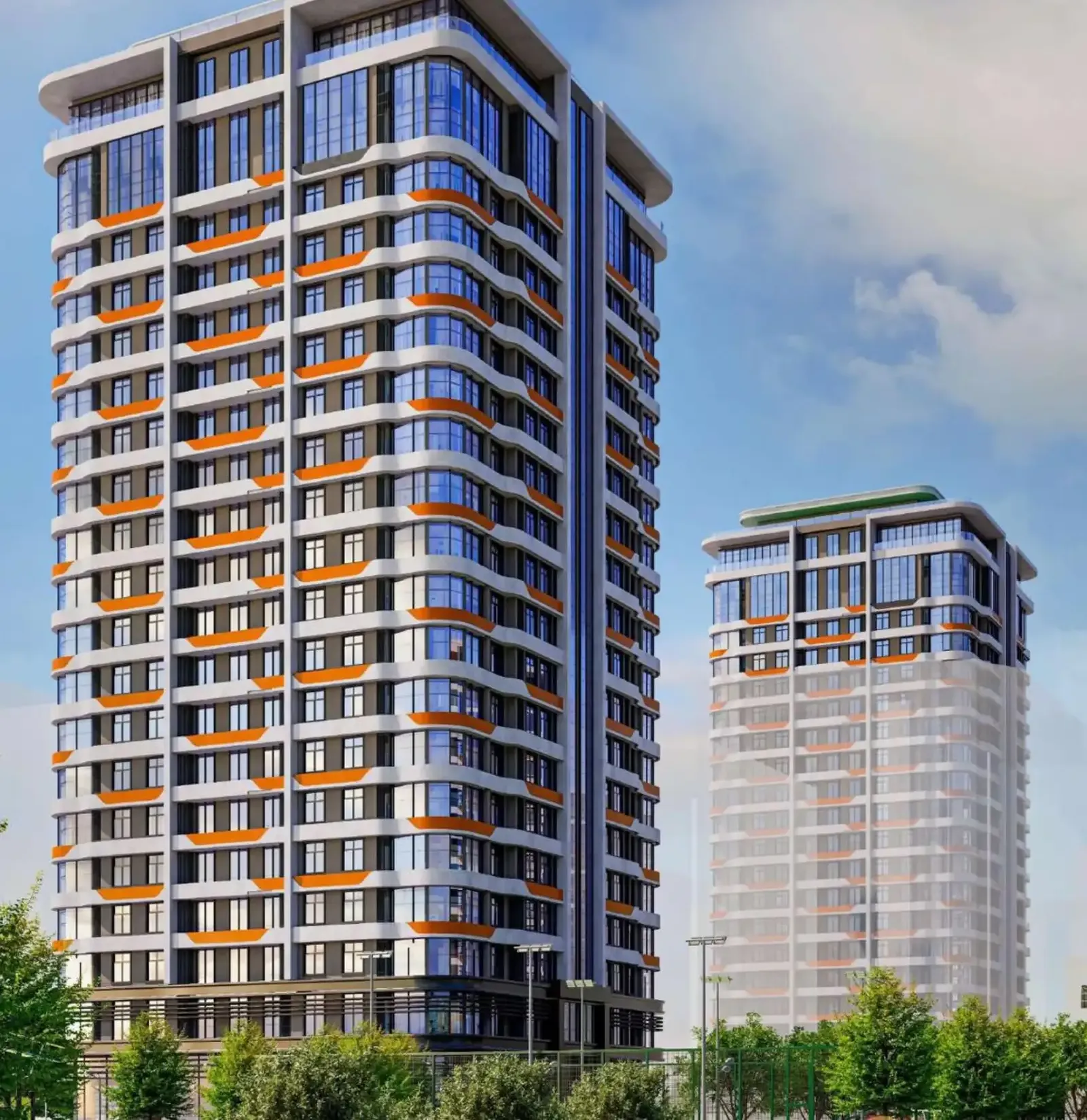 2-к квартира, 16 этаж, 66 м², Славянский, Спартак