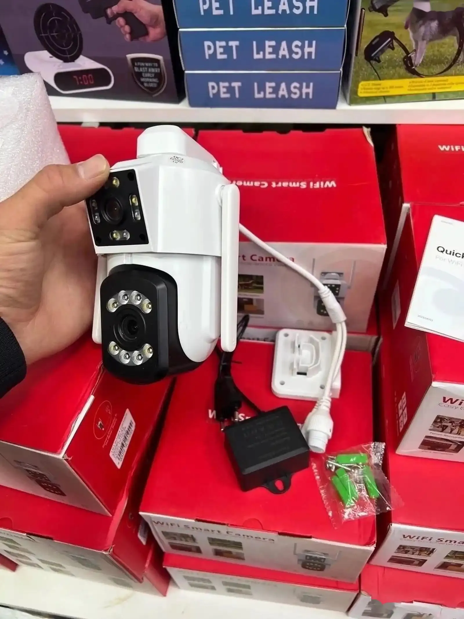 IP-камера с двойным объективом, 8 Мп, 4K, Wi-Fi