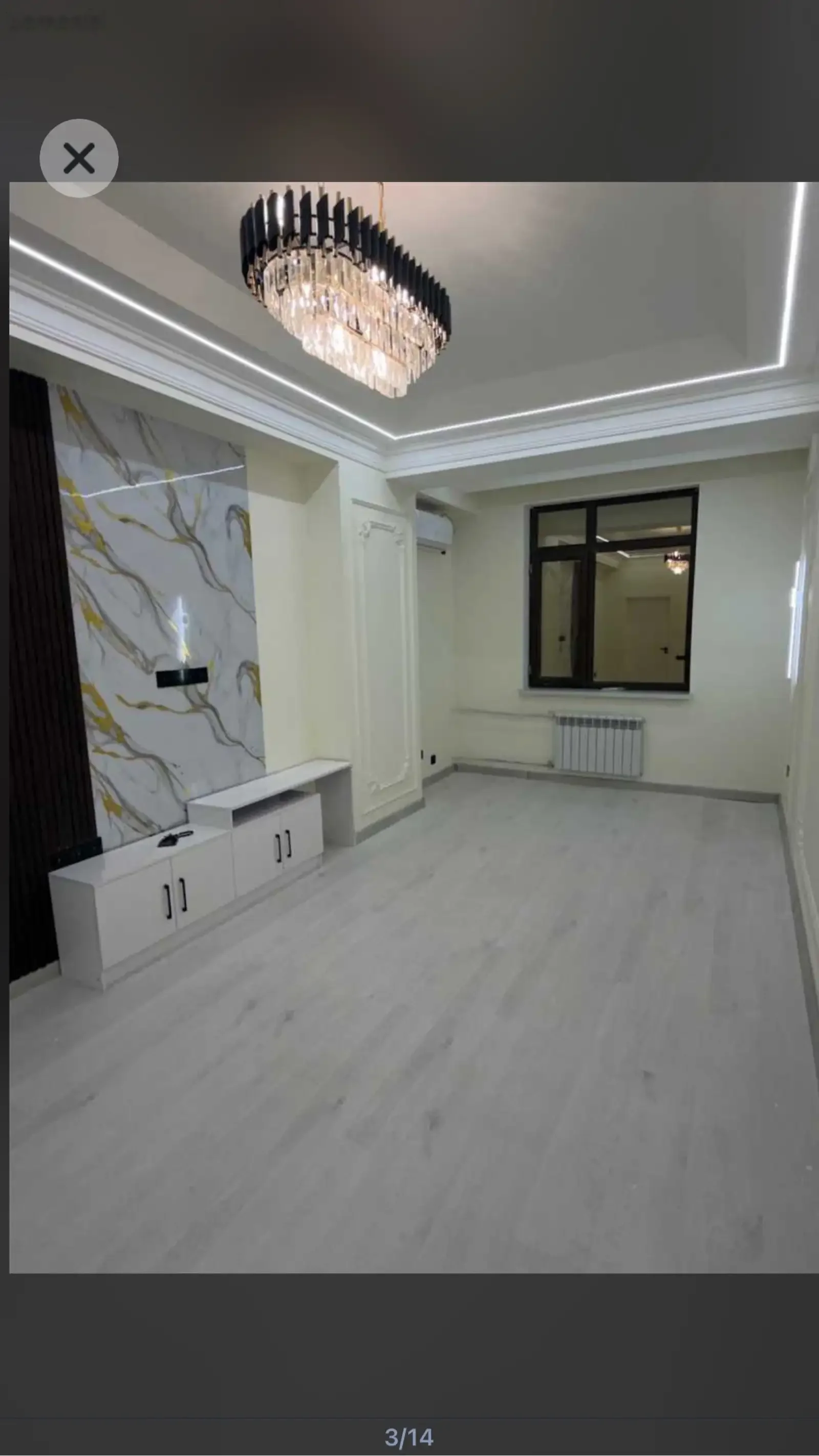 2-к квартира, 7 этаж, 68 м², Голубой экран