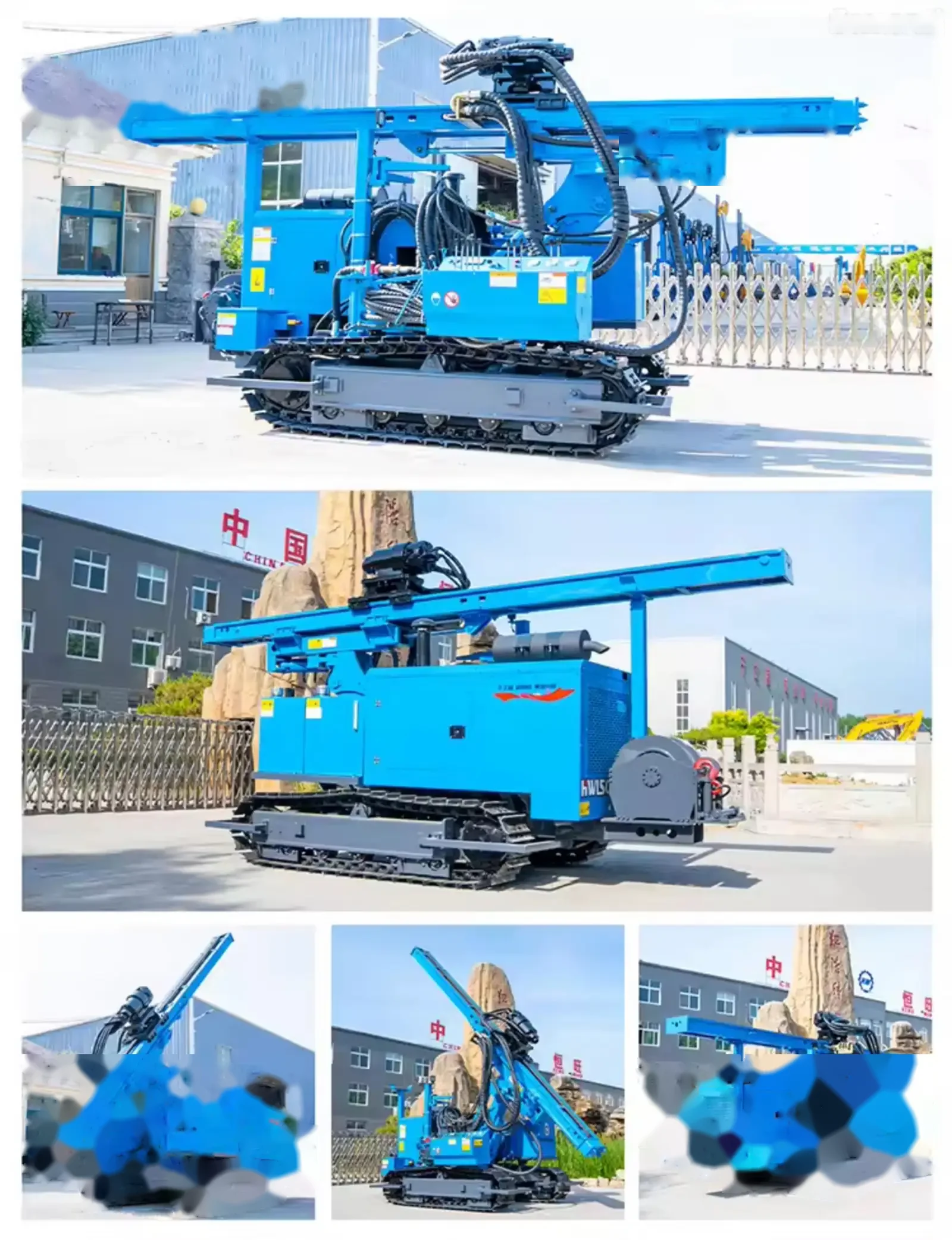 Машинаи ҳамрории сояфарории офтобӣ Solar Pile Driver