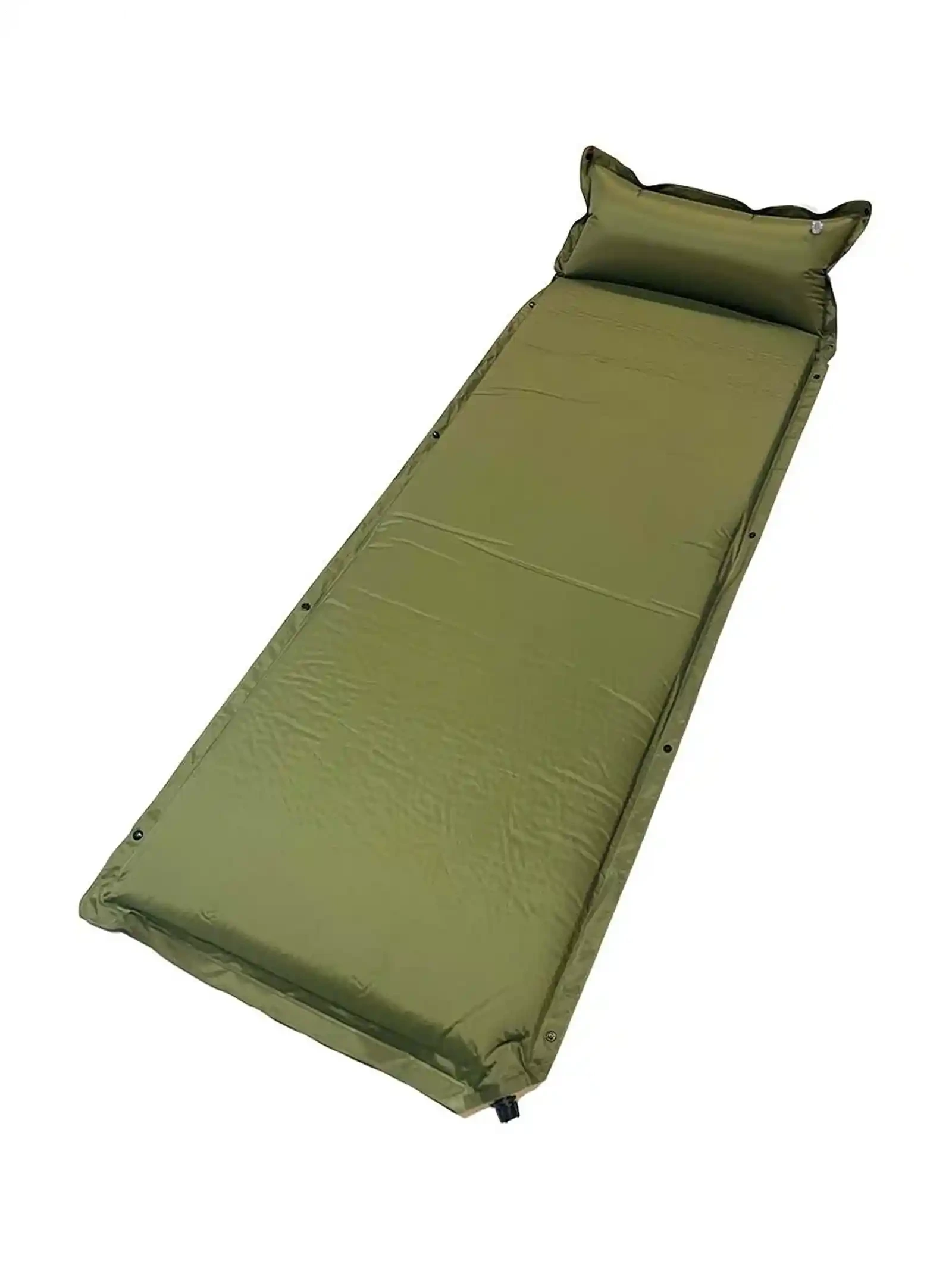 Коврик самонадувающийся Basic Large Mat оливковый — фото 2