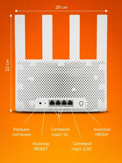 Роутер Xiaomi Router BE3600 2.5G