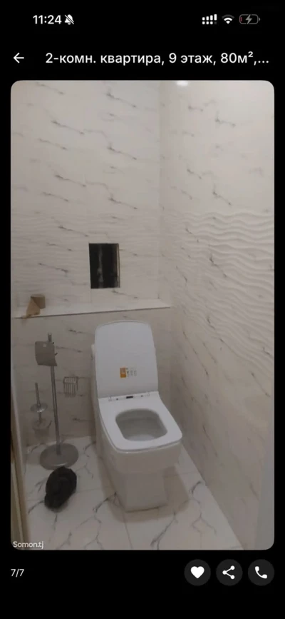 2-комн. квартира, 9 этаж, 80м², Фирдавси — миниатюра 6