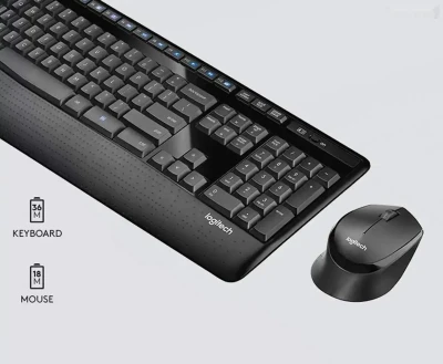 Logitech MK345 беспроводная клавиатура мышь — миниатюра 3