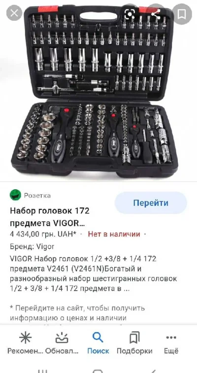 Набор инструментов