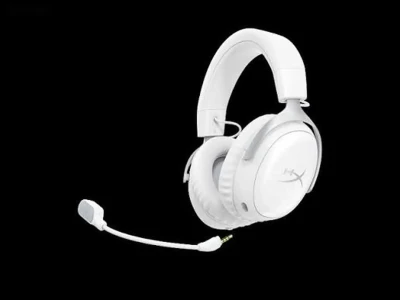 Наушники белые HyperX Cloud III Wireless — миниатюра 4