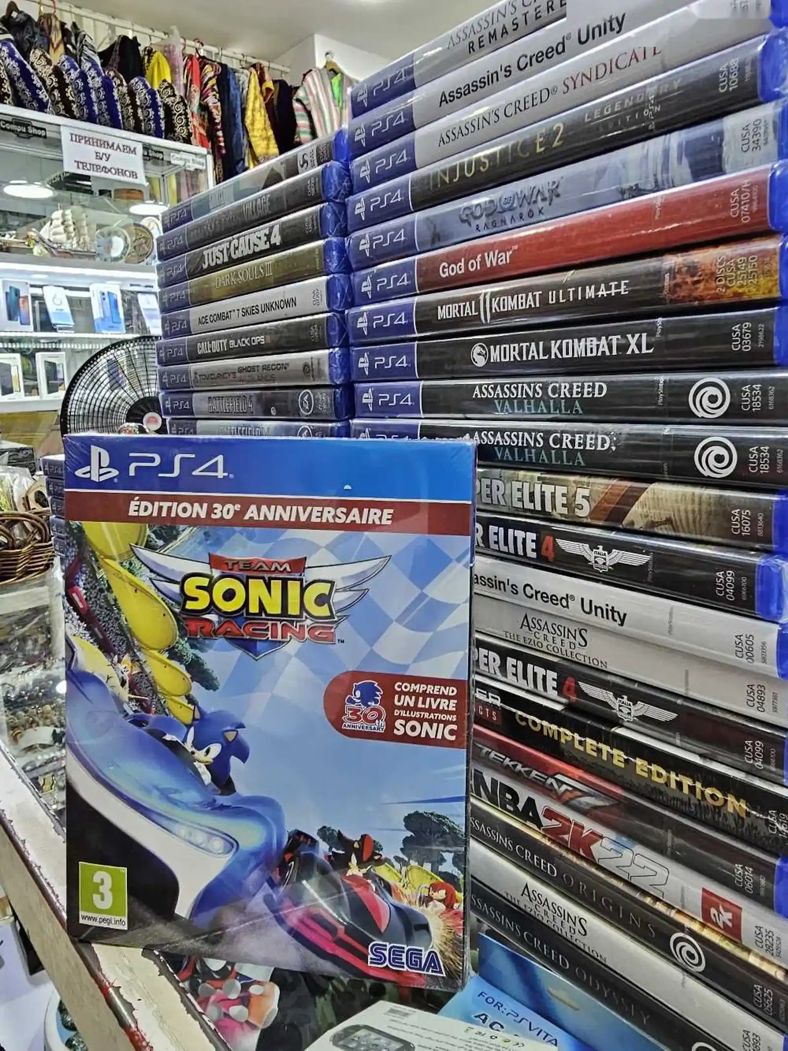 Игра Sonic racing на Playstation 4