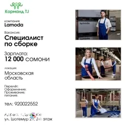 Специалист по сборке и расклада товаров