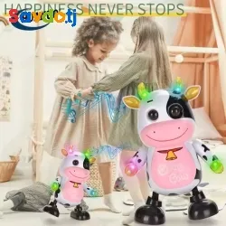 Электронная игрушка "Танцующая корова" с музыкой и световыми эффектами.