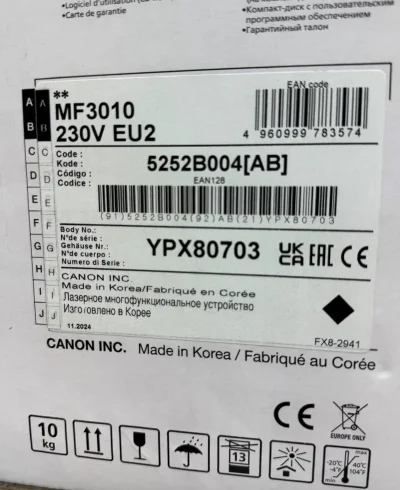 Принтер Canon всё в одном MF3010