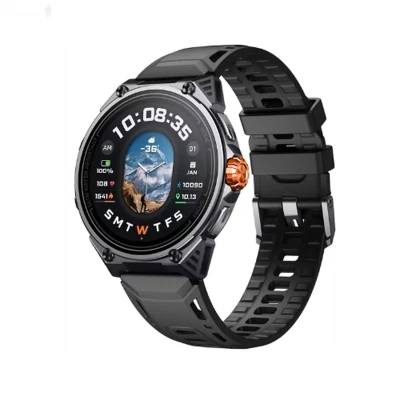 Умные часы Powerology Alfa Urban Sports GPS SmartWatch черный — миниатюра 2