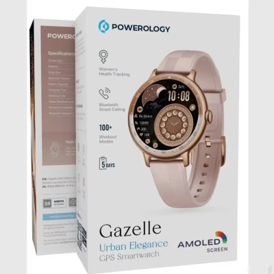 Умные часы Powerology Gazelle Urban Elegance GPS SmartWatch розовый — миниатюра 3