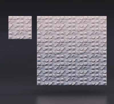 3D Панель из гипса — миниатюра 5