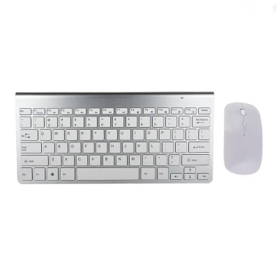 Беспроводная клавиатура Slim Multimedia Keyboard серебристый