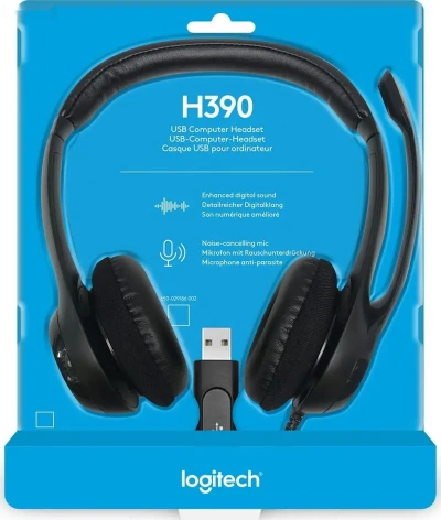 Проводная компьютерная гарнитураLogitech H390 — миниатюра 7