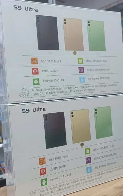 Планшет S25 Ultra 2sim 16/512gb Black 7000 мач — миниатюра 2