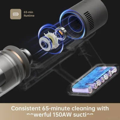Беспроводной ручной пылесос Dreame Z10 Station Cordless Vacuum Cleaner — миниатюра 9