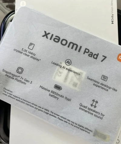 Планшет Xiaomi Pad 7 8/256gb black — миниатюра 2
